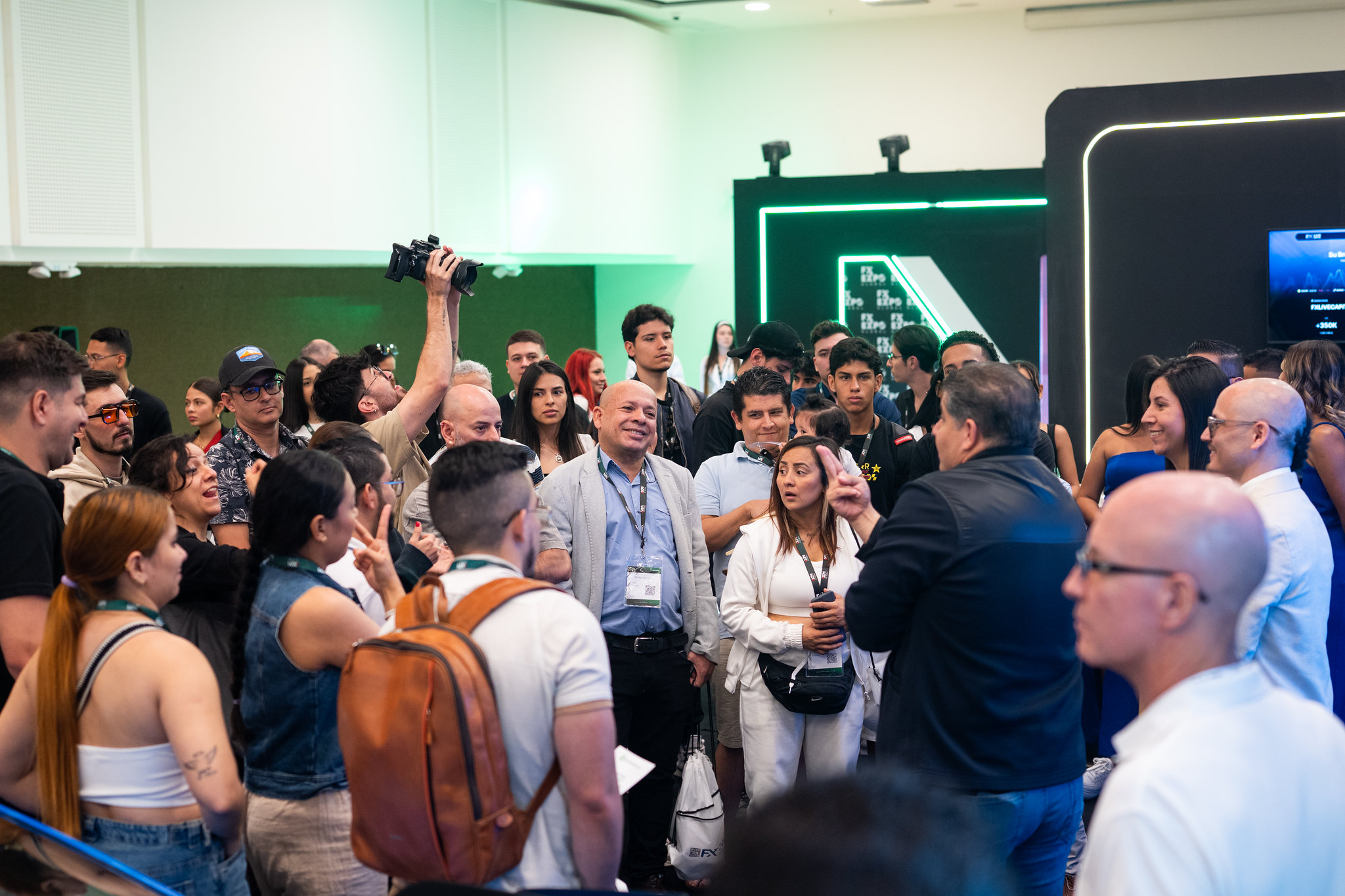FX Expo floor in motion