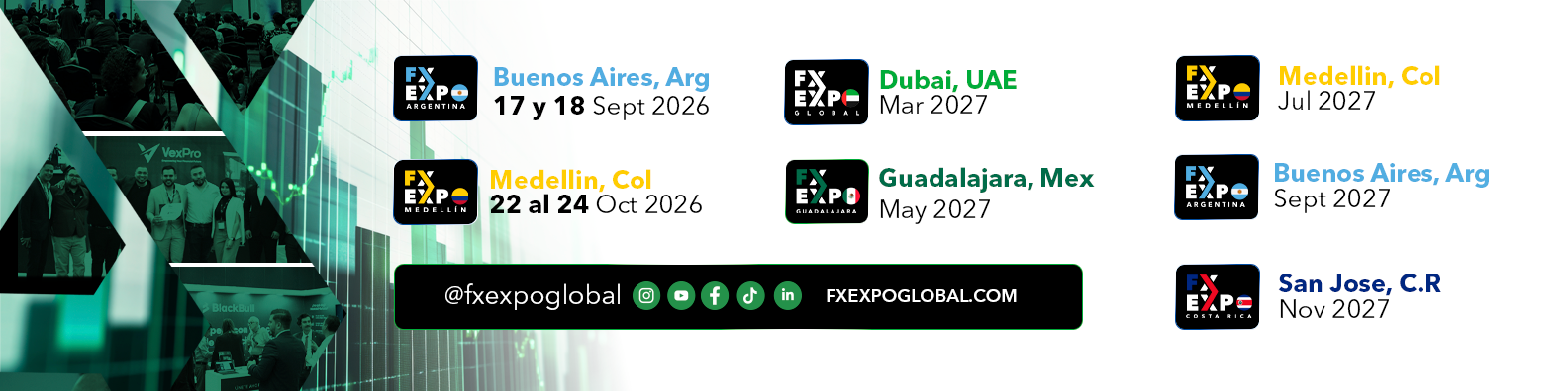 FX Expo Global 2027 — Five New Editions