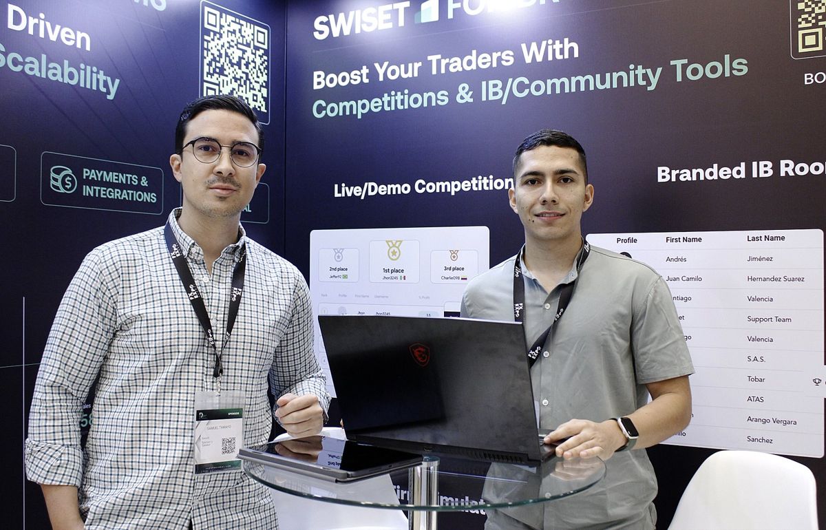Стенд Swiset на FX Expo Medellín, октябрь 2025