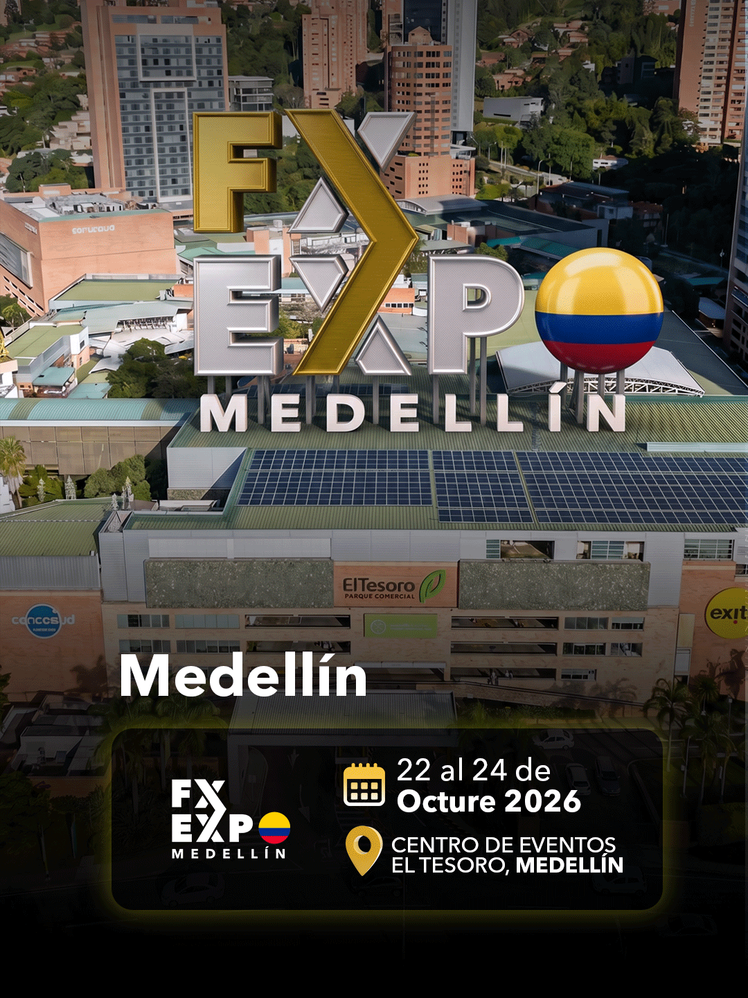 FX Expo Medellín 2026 — Official key visual